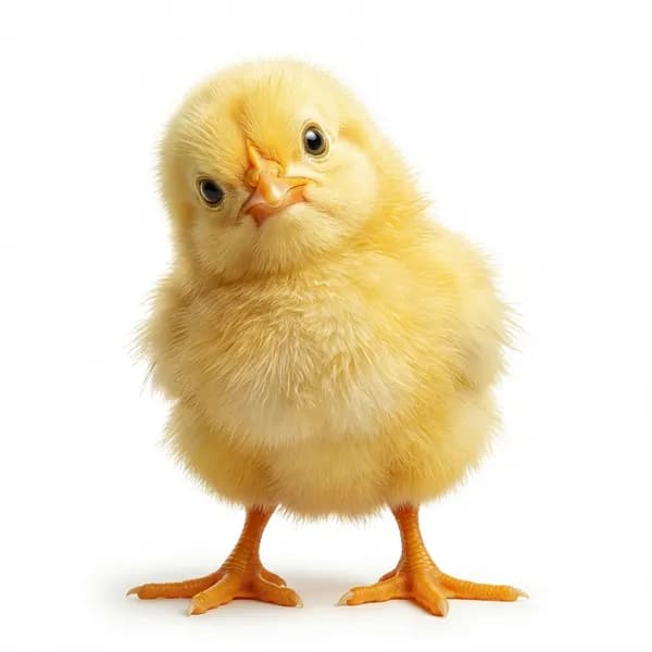 Healthy Fluffy Chick